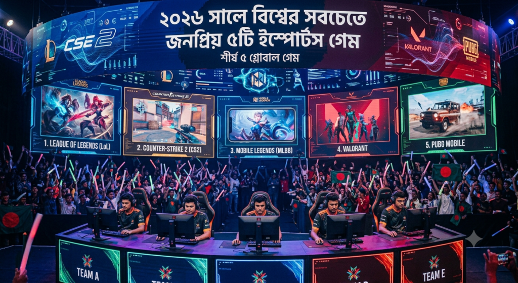 ২০২৬ সালের সেরা ইস্পোর্টস গেম